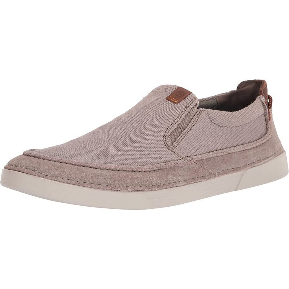 CLARKS "Gereld" step BNWT Mens Size 8 boat shoe canvas slip on